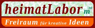 Logo Atelierhaus 'heimatlabor m10 - Freiraum für kreative Ideen', 94258 Frauenau, Moosauhütte 10  (C) Gine Selle